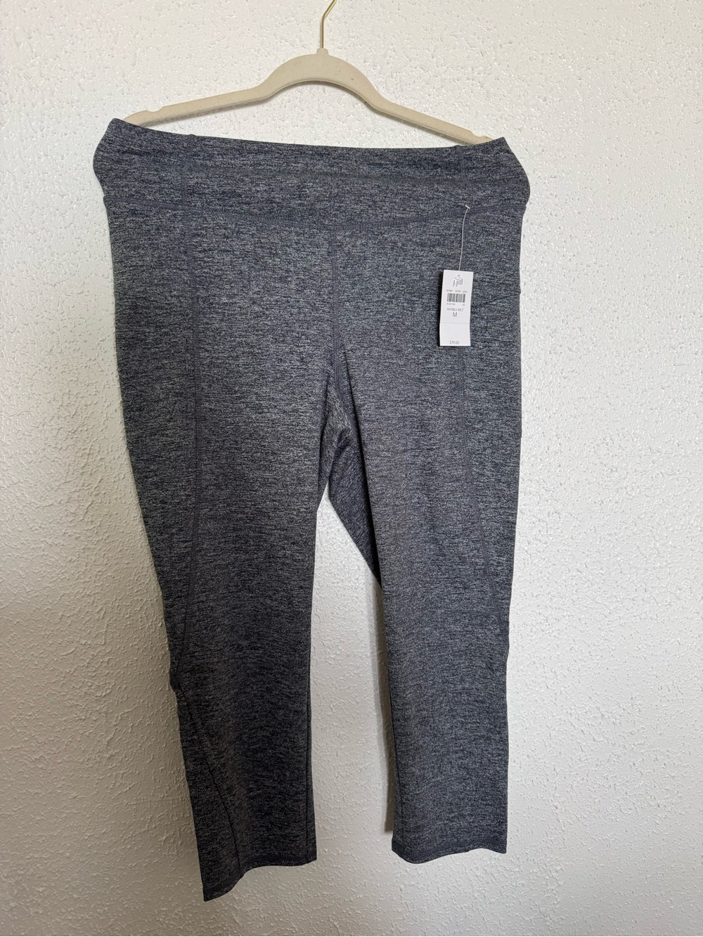 J. Jill Heathered Charcoal Ponte Leggings